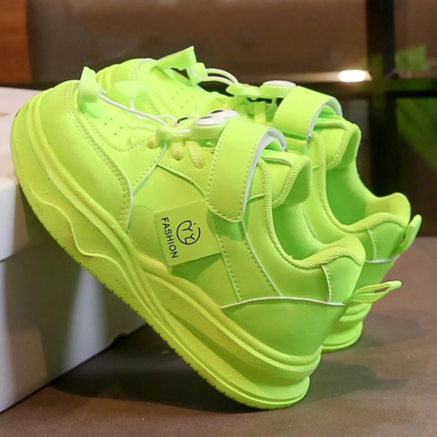Boys Girls Colorful Sneakers Toddler Kids Hiking Breathable Sports Flats Lightweight Athletic Sport Walking Shoes