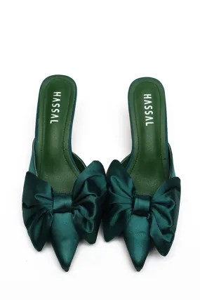 Dilek Mule Heel Green