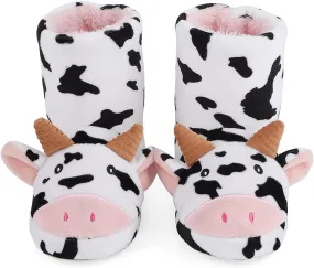 ESTAMICO Girls Boys Slippers Kids Warm Soft Boot Slipper