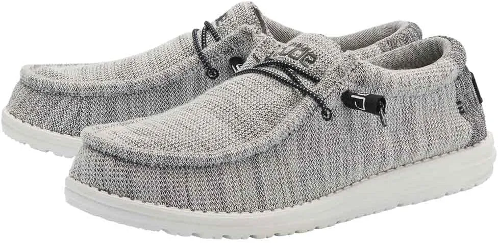 Hey Dude Men's Wally Stretch | Men's Loafers | Comfortable & Light-Weight