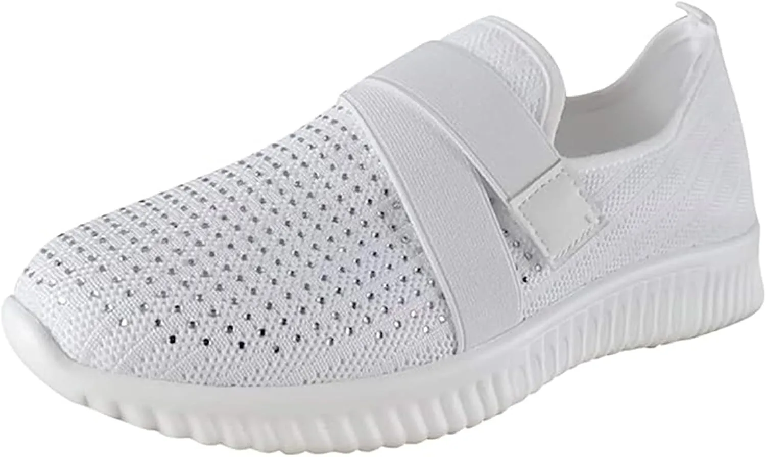 Ladmiple Tennis Shoes Womens Slip Ons Sneakers Walking Running Breathable Lightweight Mesh Gym Non Slip Workout Shoes