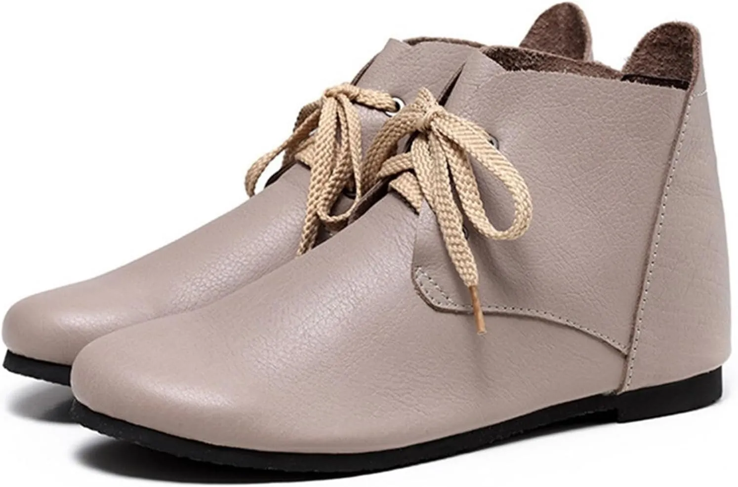 Loafers For Women Women’s Retro Ankle Boots Handmade Genuine Leather Single Boots for Stylish Comfort