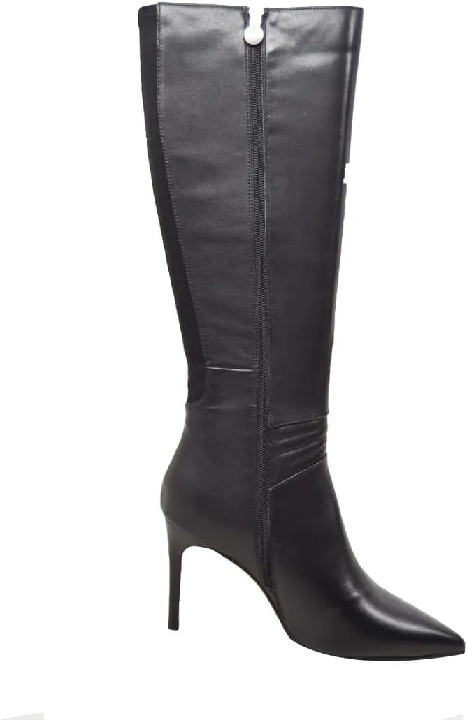 Madrid Women's Slim Calf Dress Leather Boot - Stylish, Versatile, and Comfortable