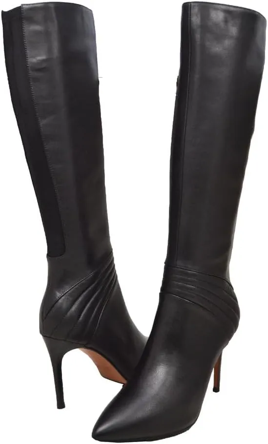 Madrid Women's Slim Calf Dress Leather Boot - Stylish, Versatile, and Comfortable