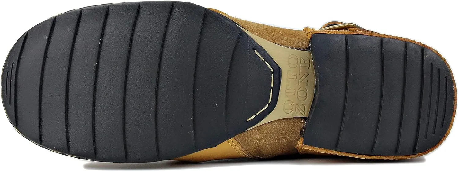 Men's Chukka Cowboy Stylish Motorcycle Hiking Fashion Casual Leather Ankle Side Zipper Boots CD-5008-1-Z-R