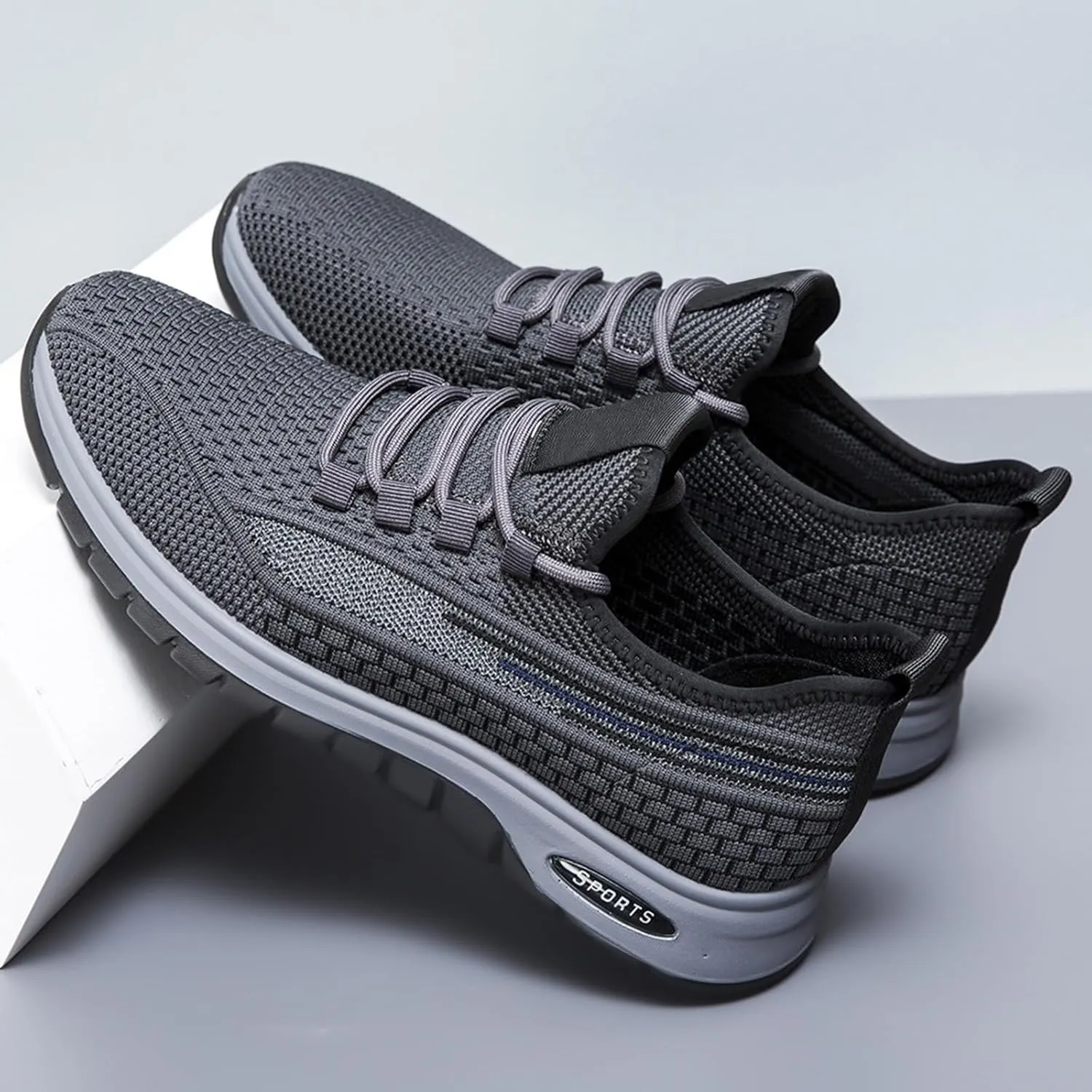Men's Shoes Running Road Walking Sneakers Sports Athletic Workout Gym Shoes Casual Comfortable Breathable Sneakers