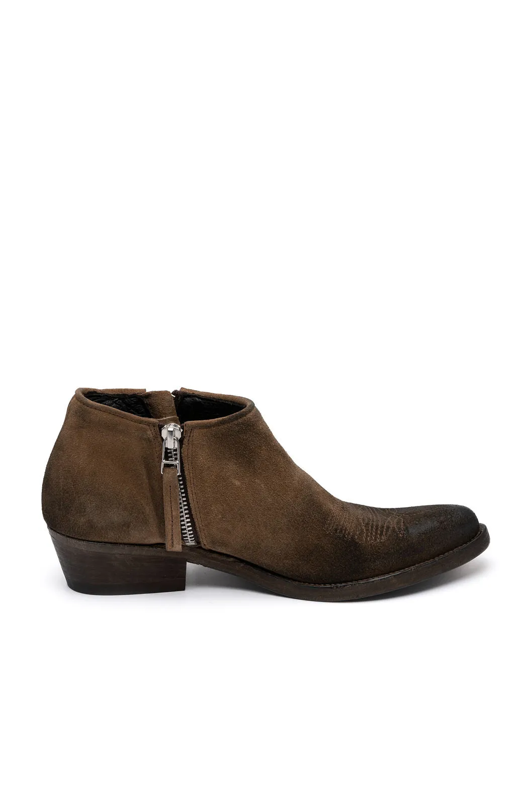 MORGAN Keep Tan Booties with Tan Stitch