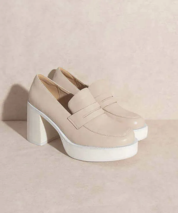 Oasis Society Hannah - Platform Penny Loafers