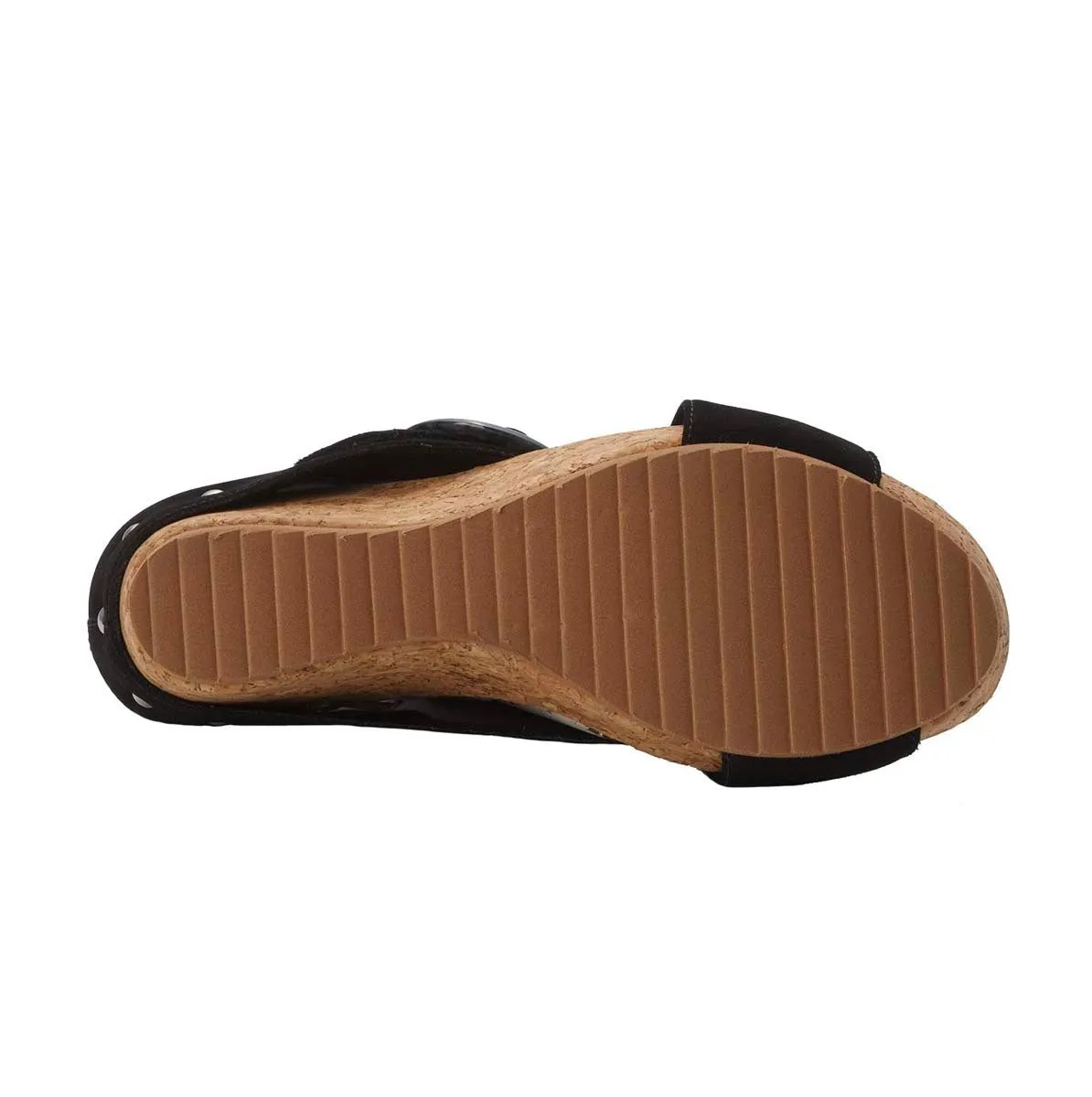 Ros Hommerson Tabitha Ii Women's Platform Wedge Sandal In Black Nubuck