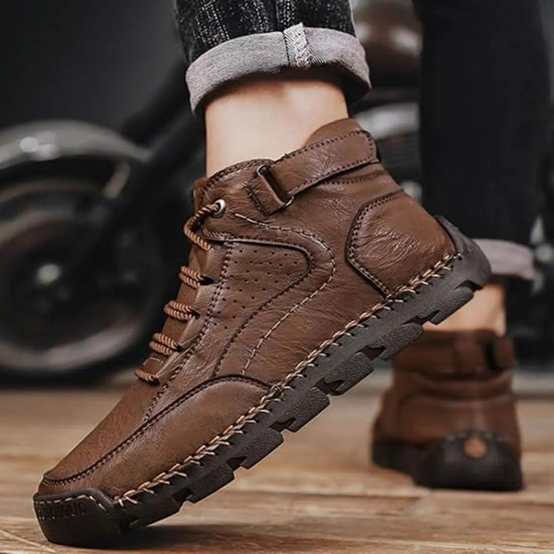 Tanners Shoes Men, Comfortable Lightweight Leather Stylish Walking Driving Casual Tanner Shoe