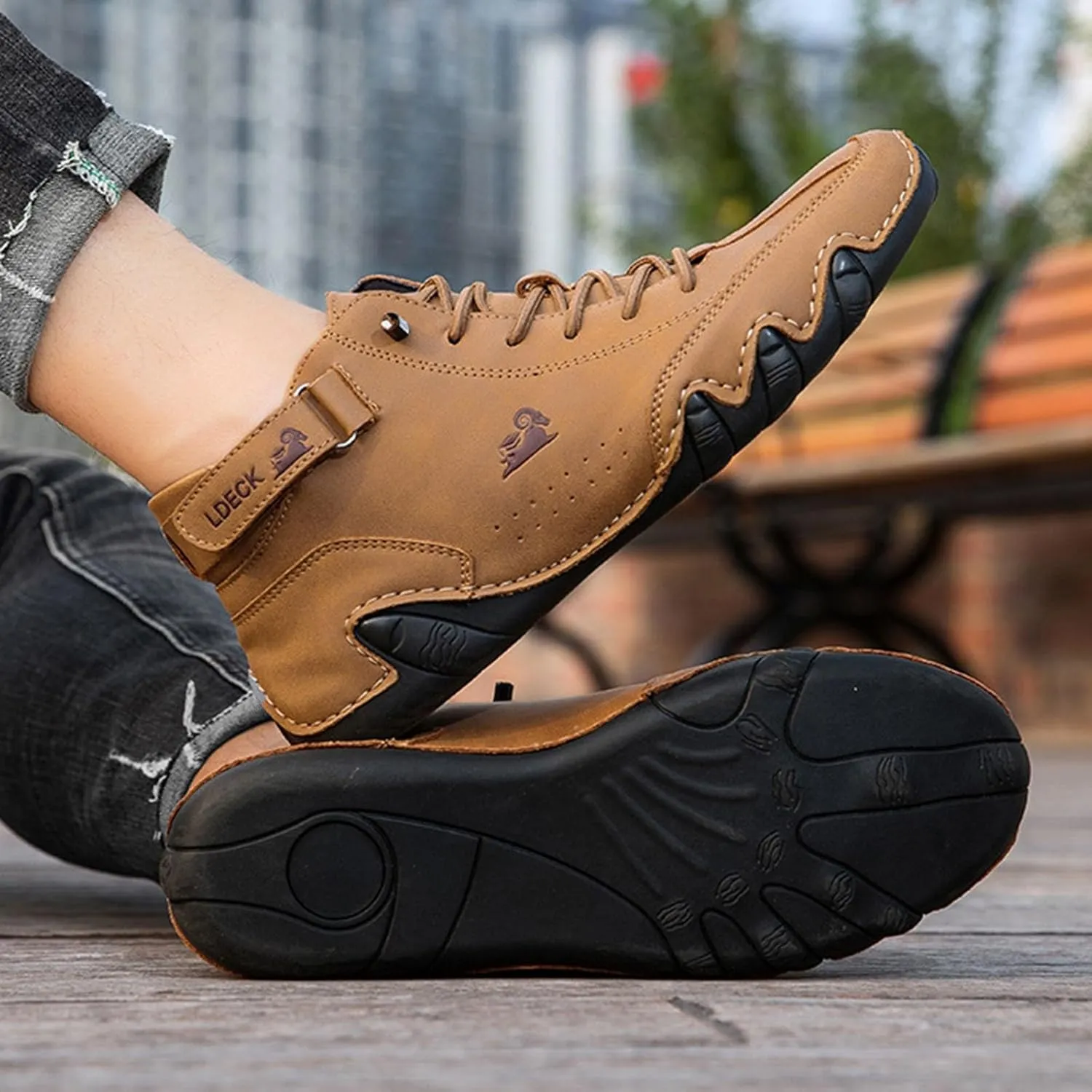 Wlaking Shoes for Men Soft Cushions Athletic Walking Versatile Office Solid Color Workout Mens Sneaker