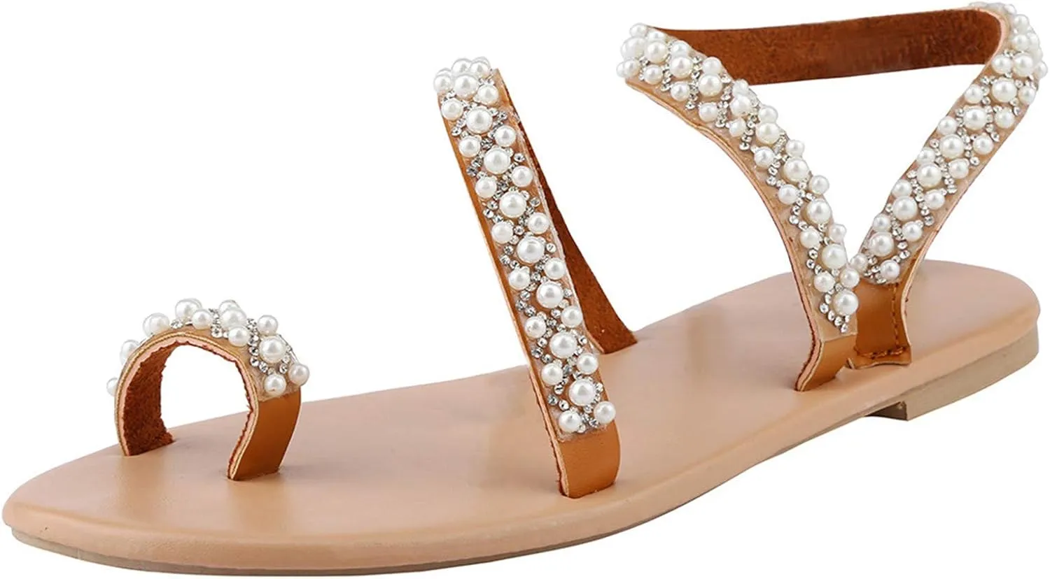Women's Open Toe Bohemian Sandals Comfortable Ankle Strap Outdoor Walking Shoes Breathable Open Toe Sandals